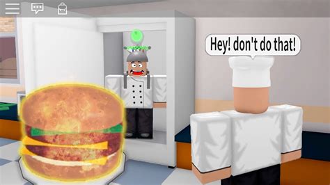 Roblox Cook Burgers Funny Moments Part Youtube