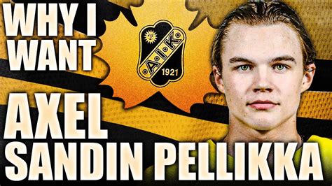 Why I Want Axel Sandin Pellikka A Swedish Quinn Hughes Lite