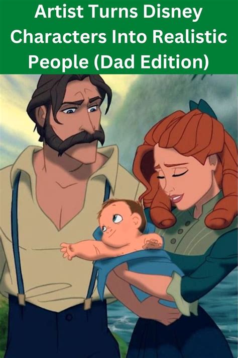 Artist Turns Disney Characters Into Realistic People Dad Edition Artofit