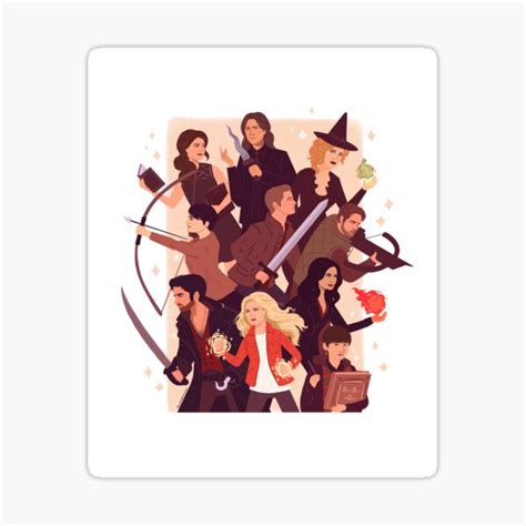 Once Upon A Time Sticker For Sale By Cinnamonseas Redbubble