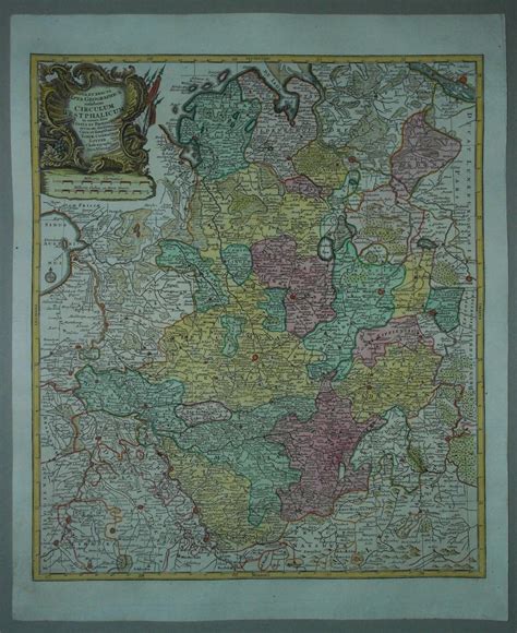 Nova Et Exacta Mappa Geographica Exhibens Circulum Westphalicum In