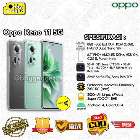 Oppo Reno G Reg Gb Barang Baru Garansi Resmi Bisa Cash