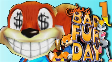 Binge Drinking With Birdy Conkers Bad Fur Day Part 1 Hungover Rare Replay Full Play Youtube