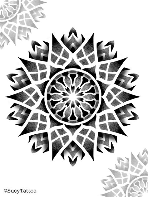 Geometric Tattoo Pattern Geometric Mandala Tattoo Sacred Geometric Mandala Tattoo Design