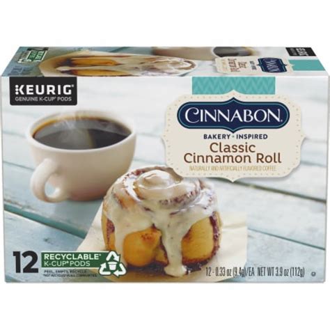 Cinnabon® Classic Cinnamon Roll K Cup Coffee Pods 12 Ct Smiths Food