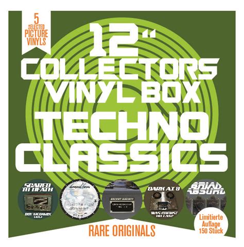 Collectors Vinyl Box Techno Classics Picture Vinyls P Yta