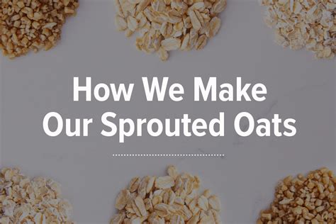 How We Make Our Sprouted Oats Recipes Vista