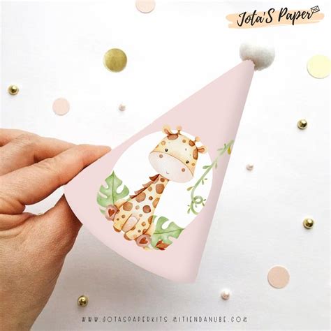 Kit Imprimible Selva Beb Rosa Jotas Paper Kits