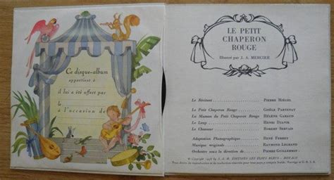 Le Petit Chaperon Rouge Les Contes De Perrault Disque Album