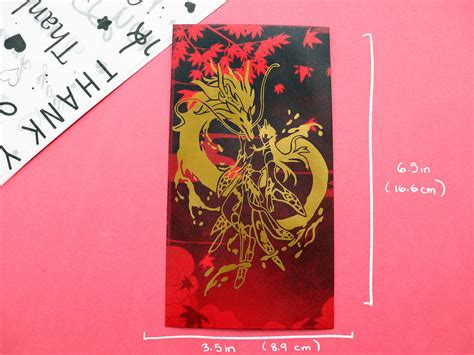 Genshin And Honkai Star Rail Gold Vinyl Character Red Envelope For Lunar