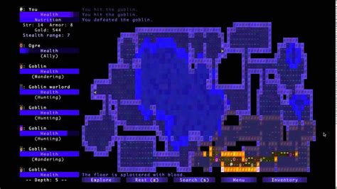 Brogue gameplay with Lustmord = Atmospheric ascii Roguelike - YouTube