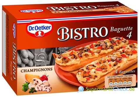 Dr Oetker Bistro Baguette Champignon 250g Preis Angebote Kalorien