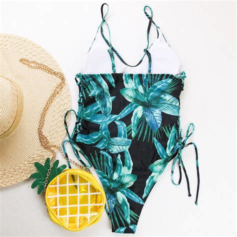 Buy Women S Bikini One Piece Swimsuit Pushups Filled Bra Swimwear