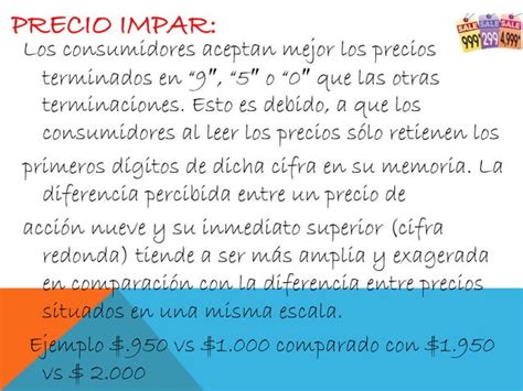 Precios Psicologicos Laura Rivera Ppt