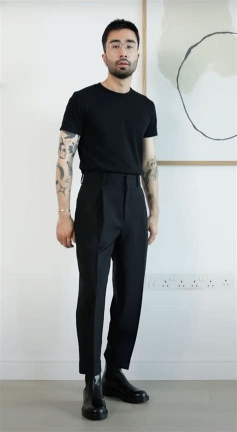 Black Outfit Men Men Stylish Dress Mens Casual Dress Outfits Street