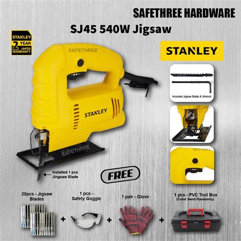 Stanley SJ45 Jigsaw 450W Variable Speed Jigsaw 500 3000RPM Mesin