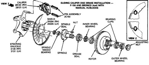 Ford F Front Hub Assembly Diagram Diagram Ford F