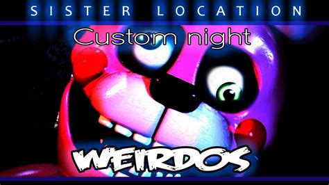 Mini Psychos Fnaf Sister Location Custom Night Weirdos Very Hard Youtube