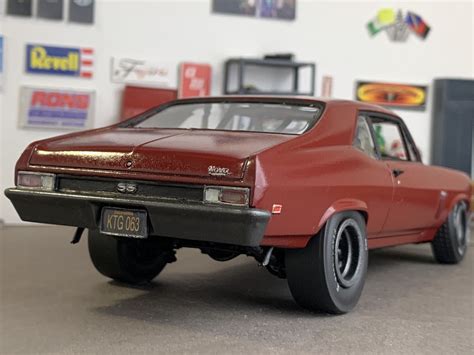 1969 Chevy Nova Ss Plastic Model Car Kit 125 Scale 852098