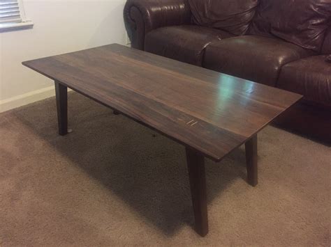 Modern Black Walnut Coffee Table Imgur Build Album Woodworking