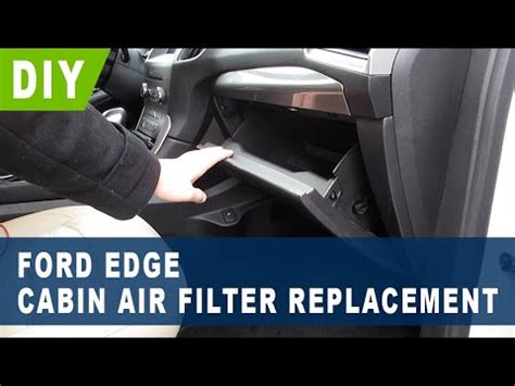 Ford Edge Cabin Air Filter Replacement 2015 2016 2017 2018 2019 2020