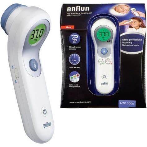 Braun No Touch + Forehead Thermometer by MS SAFE CARE, Made in USA