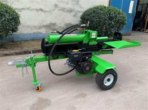 Ton Hp Gasoline Hydraulic Wood Log Splitter Wood Cutter Ce China