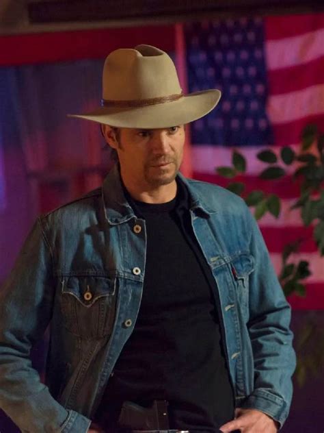 Justified City Primeval 2023 Raylan Givens Denim Jacket - RockStar Jacket