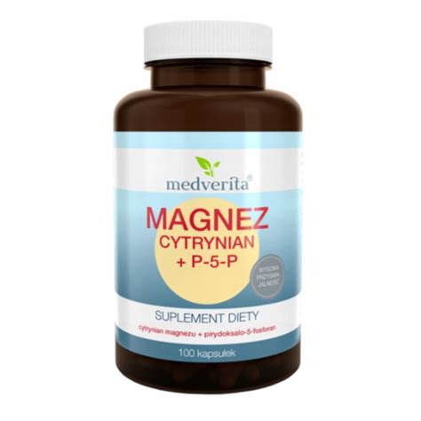 Cytrynian Magnezu Medverita 100 Kaps Producenci Biozdrowy