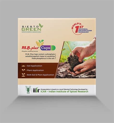 Bio Tech Grade Packaging Size 6 Capsules Psb Plus Bio Fertilizer For Agriculture Packaging