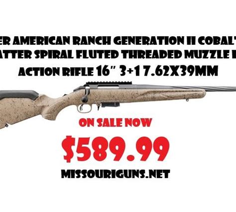 Ruger American Ranch Generation II Missouri Guns Ammo