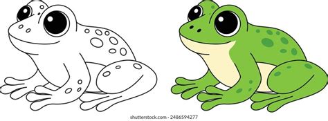 Frog Outline Photos, Images & Pictures | Shutterstock