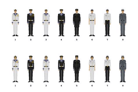 Navy Enlisted Dress Uniforms