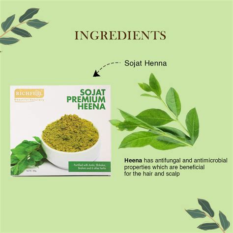 Richfeel Sojat Henna Powder 200 G Pack Of 2