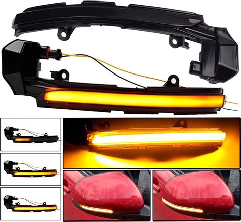 Hacreyatu LED Dynamic Turn Signal Blinker Sequential Side Mirror