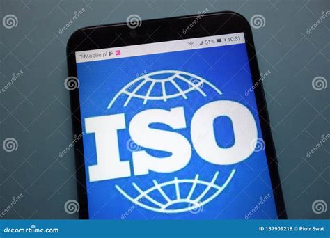 Logotipo Del International Organization For Standardization ISO En