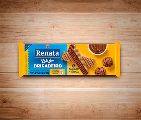 Biscoito Renata Wafer Brigadeiro Selmi