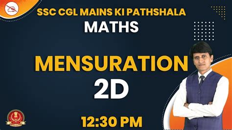 Maths Ssc Cgl Mains Ki Pathshala Mensuration By Shiva Mahendras