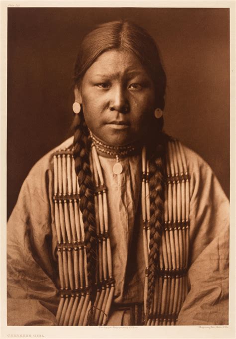 Lot Edward S Curtis Cheyenne Girl 1905