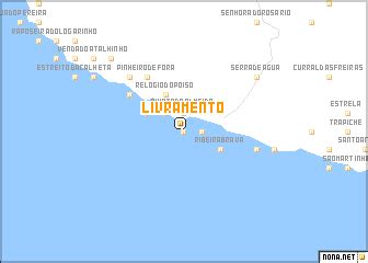 Livramento (Portugal) map - nona.net