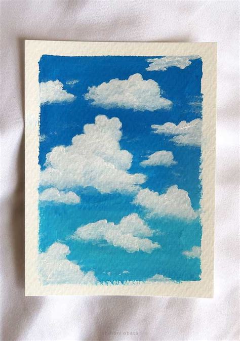 How To Paint Easy Clouds Acrylic At Janice Levi Blog