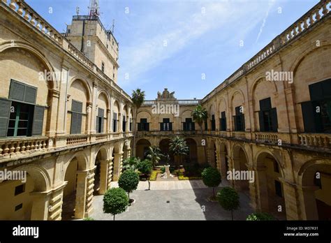 Grand Master S Palace Valletta Malta Europe Stock Photo Alamy