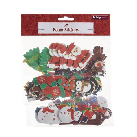 Classic Christmas Foam Stickers Hobbycraft