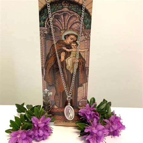 St Anthony Medal And Prayer Card Saint Francis Of Assisi