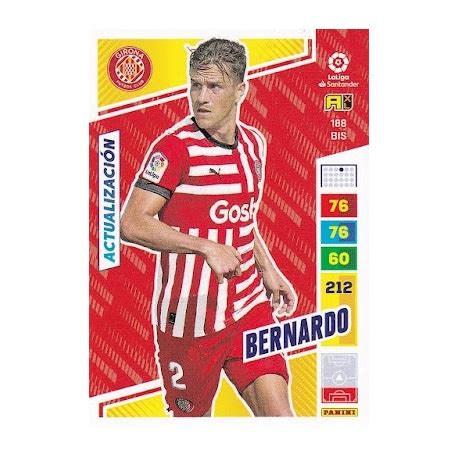 Buy Cards Bernardo Actualizaci N Girona Panini Adrenalyn Xl Liga