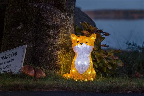 KONSTSMIDE Weihnachtsfigur 1 St LED Acryl Fuchs 32 kalt weiße