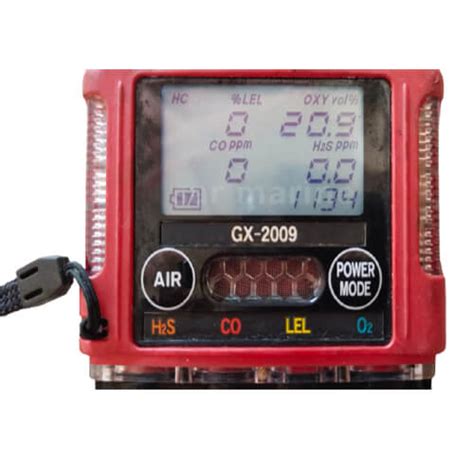 RKI GX 2009 Portable Multi Gas Detector With Charger Sar Marine