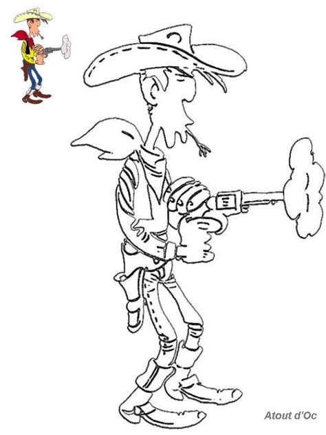 Dessins De Coloriage Lucky Luke Imprimer Sur Laguerche Page