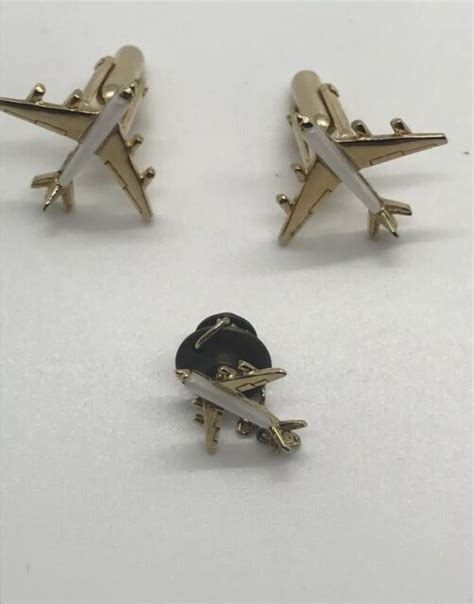 Vintage Airplane Cufflinks And Lapel Pin Ebay