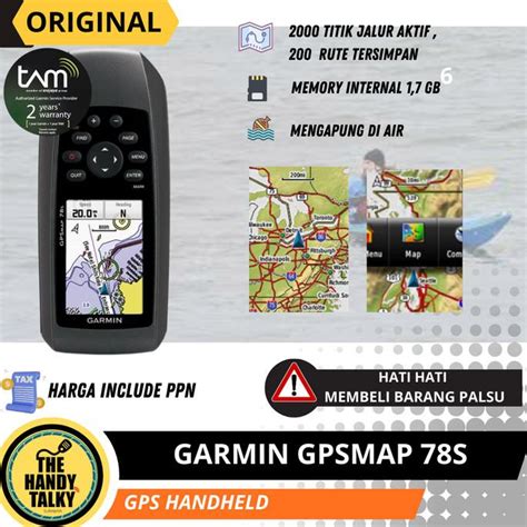 Jual Garmin Gpsmap S Free Peta Indonesia Shopee Indonesia